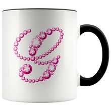 Load image into Gallery viewer, Initial G | Monogram Coffee Mug | Custom Letter Mug | Bling Style | Initial Letter Cup
