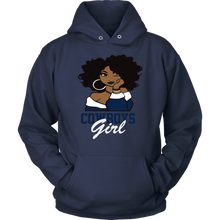 Load image into Gallery viewer, Cowboys Girl | Hooded Sweatshirt | NFL Football Hoodie
