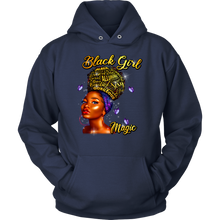 Load image into Gallery viewer, Black Girl Magic (Gold Hoodie)
