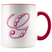 Load image into Gallery viewer, Initial G | Monogram Coffee Mug | Custom Letter Mug | Bling Style | Initial Letter Cup
