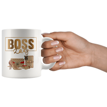 Load image into Gallery viewer, Boss Lady Red Luxury Design Mug for Hot or Cold Beverages
