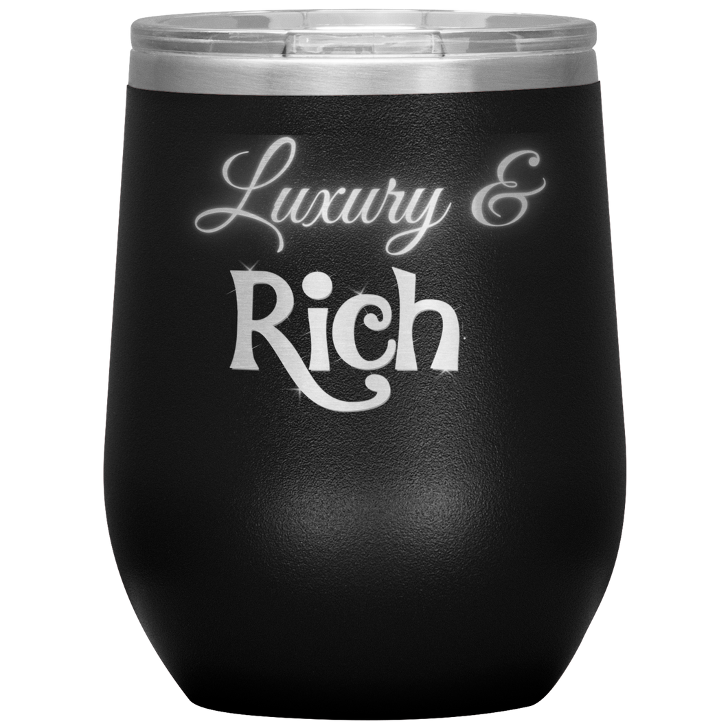 Luxury & Rich Wine Tumbler | Gifts for Her
