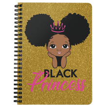 Load image into Gallery viewer, Black Princess Gold Journal
