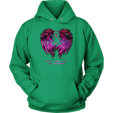 Load image into Gallery viewer, Breast Cancer Sweatshirt with Wings | October | Breast Cancer Month | Cancer Awareness | Pink Month
