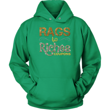 Load image into Gallery viewer, Rags to Riches Coupon Hoodie
