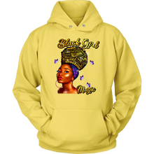 Load image into Gallery viewer, Black Girl Magic (Gold Hoodie)
