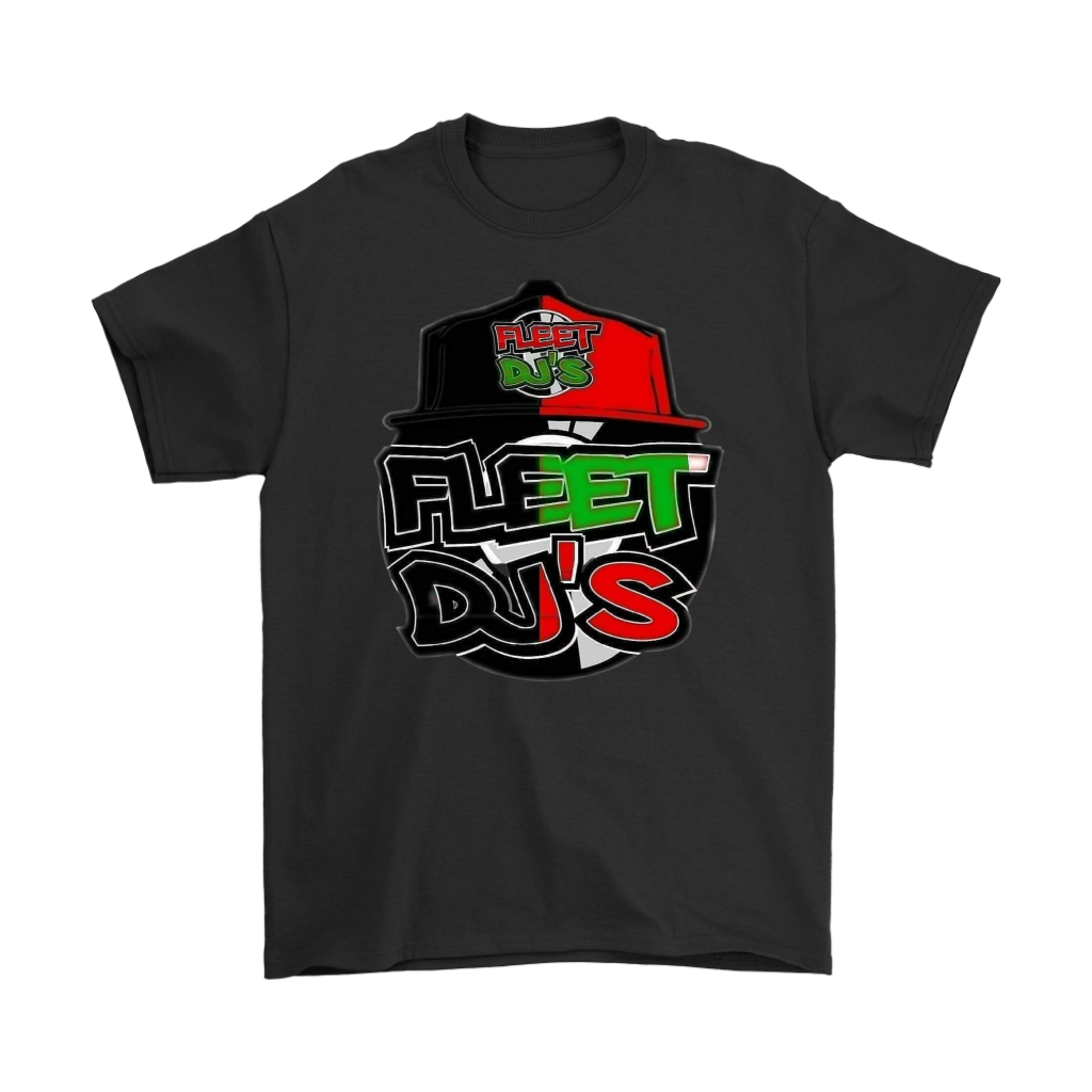 FLEET DJ'S | Red Black & Green | DJ T-Shirt