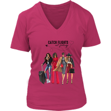 Load image into Gallery viewer, Catch Flights Not Feelings  No. 1| Travel T-Shirt | Travel the World | Gifts for Her
