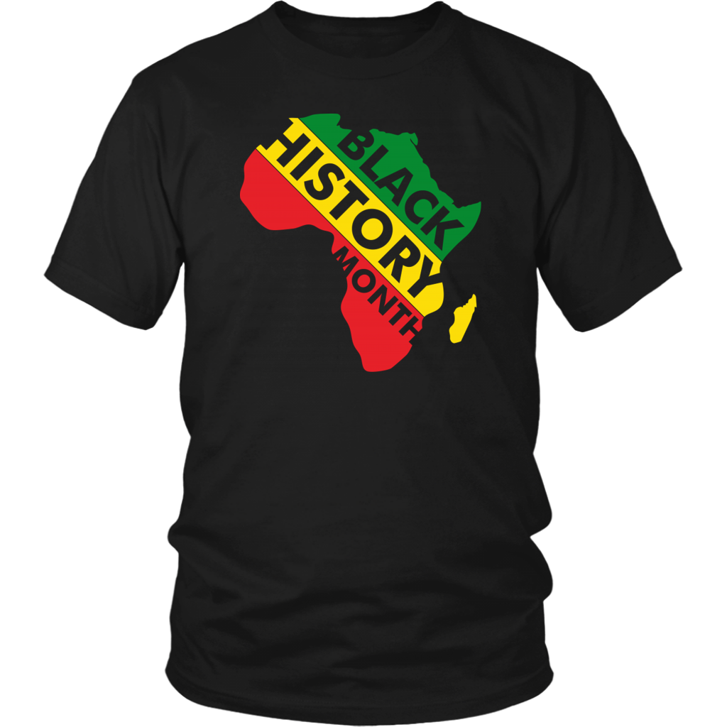 Black History Month Africa Unisex Short Sleeve Shirt