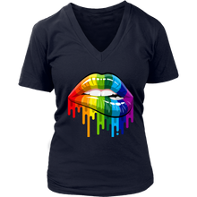 Load image into Gallery viewer, Rainbow Dripping Lips
