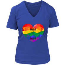Load image into Gallery viewer, Kiss Kiss Rainbow Short Sleeve T-Shirt

