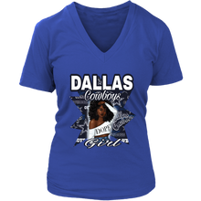 Load image into Gallery viewer, Dope Cowgirls | NFL Shirt | Football | V-Neck T-Shirt
