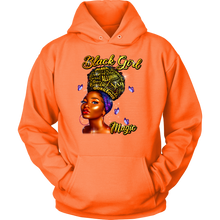 Load image into Gallery viewer, Black Girl Magic (Gold Hoodie)
