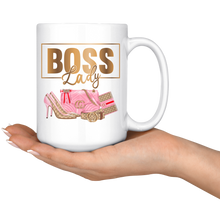 Load image into Gallery viewer, Boss Lady Luxury Mug | Gold Motivation | Beverages | Drinkware | Coffee Mug
