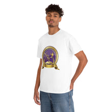 Load image into Gallery viewer, New Restoration Purple/Gold Unisex Heavy Cotton Tee
