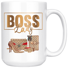 Load image into Gallery viewer, Boss Lady Red Luxury Design Mug for Hot or Cold Beverages
