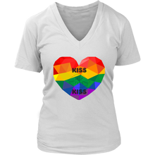 Load image into Gallery viewer, Kiss Kiss Rainbow Short Sleeve T-Shirt
