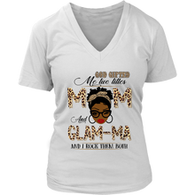 Load image into Gallery viewer, Mom &amp; Glam-Ma | T-Shirt | Gifts for Her | Gifts for Moms
