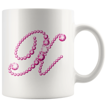 Load image into Gallery viewer, Initial X | Monogram Coffee Mug | Custom Letter Mug | Bling Style | Initial Letter Cup
