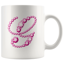 Load image into Gallery viewer, Initial G | Monogram Coffee Mug | Custom Letter Mug | Bling Style | Initial Letter Cup
