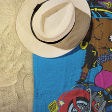 Load image into Gallery viewer, Betty Boop | Afro Girl | Betty Boop Merchandise | Betty Beach Towel | Vacation | Travel
