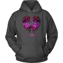 Load image into Gallery viewer, Breast Cancer Sweatshirt with Wings | October | Breast Cancer Month | Cancer Awareness | Pink Month
