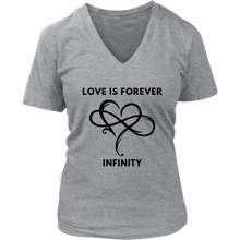 Load image into Gallery viewer, Love is Forever Infinity Tshirt
