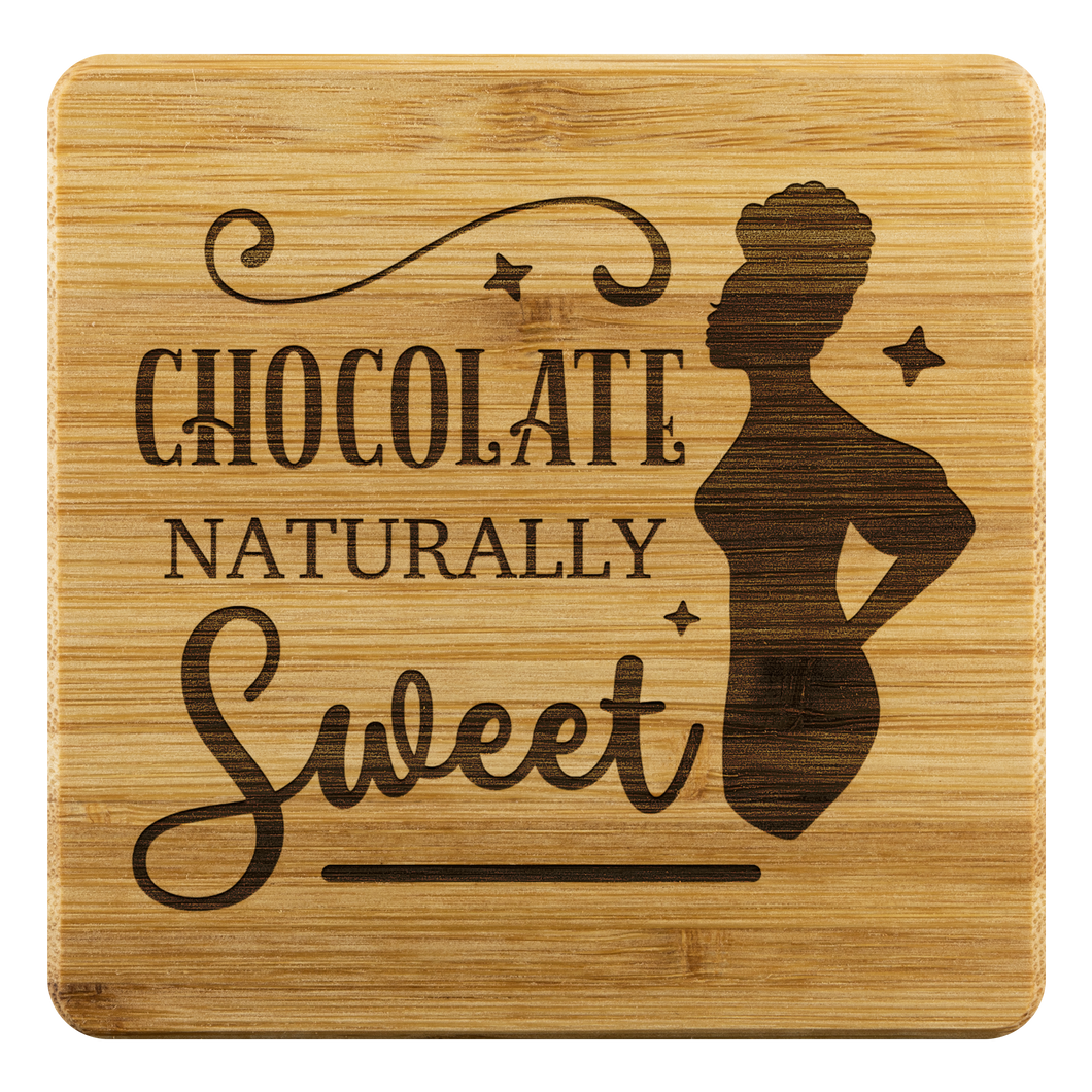 Chocolate and Naturally Sweet | Bamboo Coasters