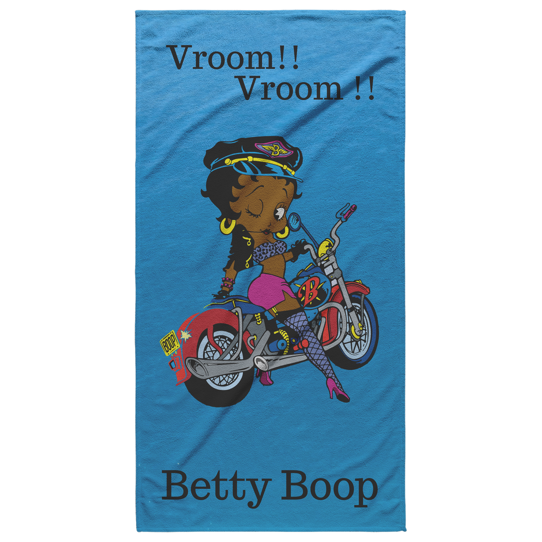 Betty Boop | Afro Girl | Betty Boop Merchandise | Betty Beach Towel | Vacation | Travel