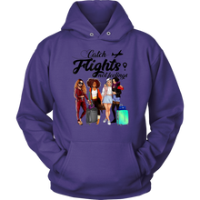 Load image into Gallery viewer, Catch Flights Not Feelings  No. 6| Travel Hoodie | Travel the World | Gifts for Her
