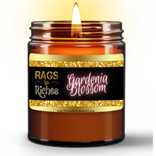 Load image into Gallery viewer, Rags to Riches - Gardenia Blossom Candle
