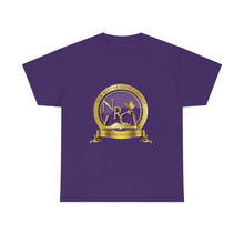 Load image into Gallery viewer, New Restoration Purple/Gold Unisex Heavy Cotton Tee
