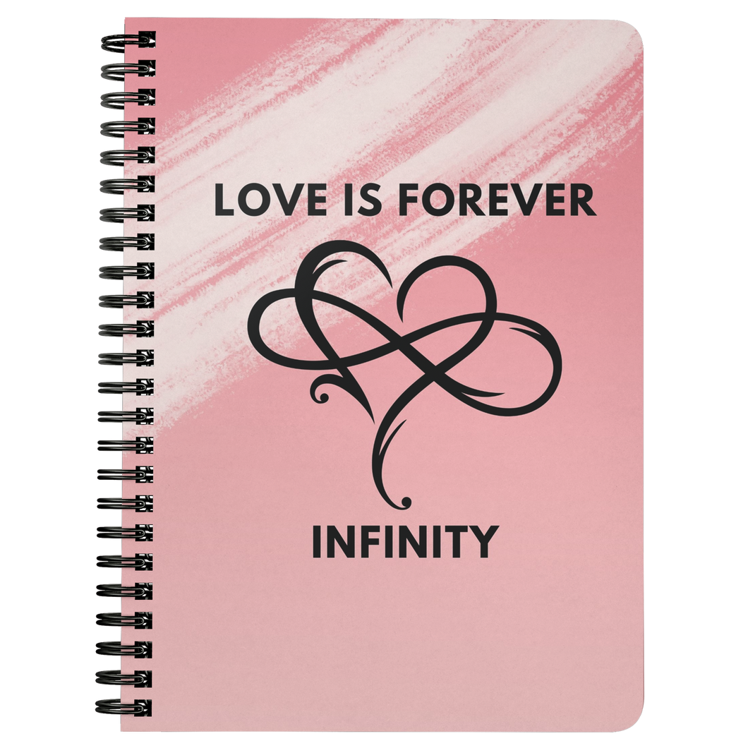 Infinity Love Writing Spiralbound Journal, Love Notes, 2021 for Women