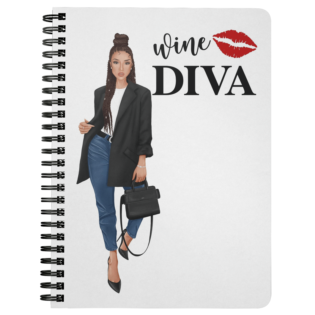 Wine Diva #2 | Wine Lovers | Wine Tasting Journal | Gifts for Her