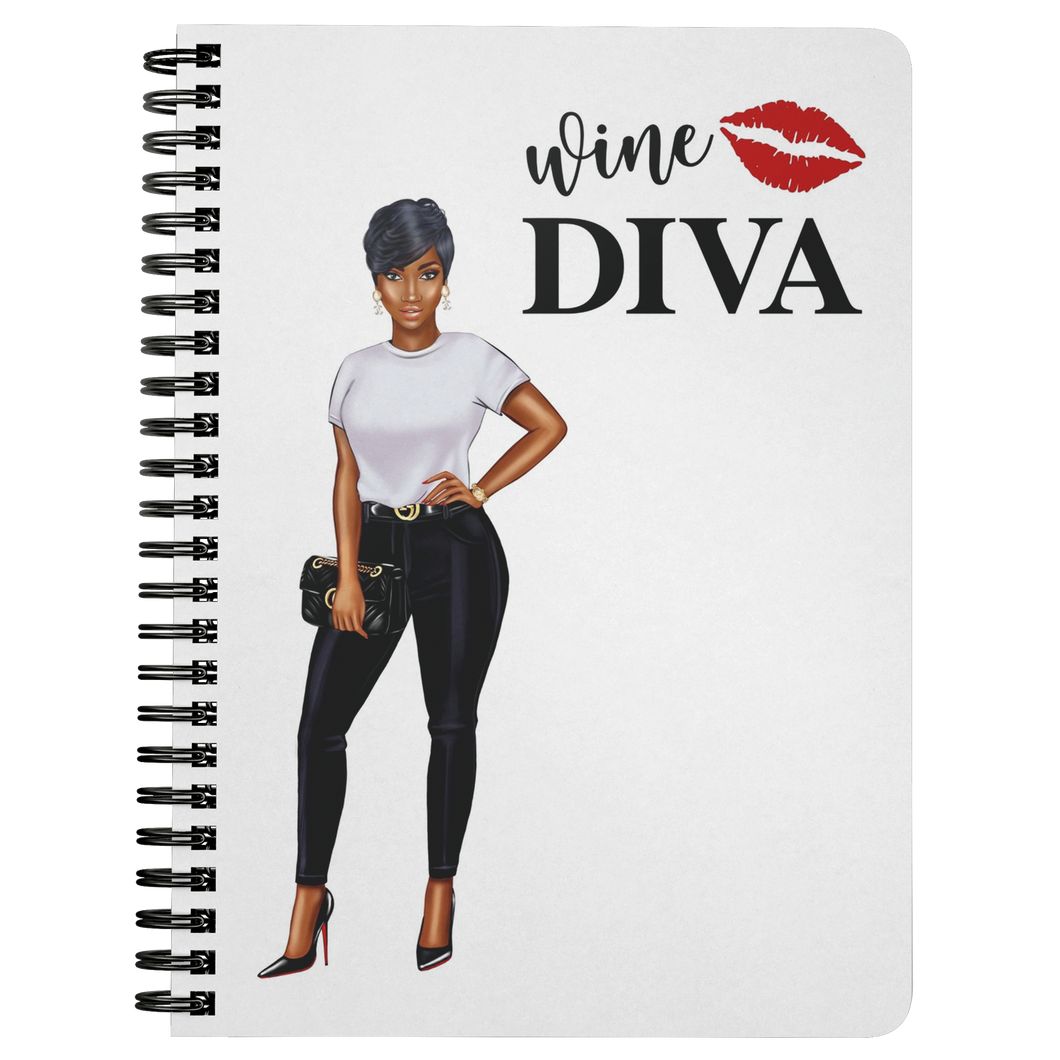 Wine Diva #1 | Wine Lovers | Wine Tasting Journal | Gifts for Her
