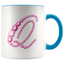 Load image into Gallery viewer, Initial Q | Monogram Coffee Mug | Custom Letter Mug | Bling Style | Initial Letter Cup
