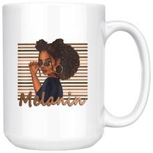 Load image into Gallery viewer, Melanin Girl Mug for Hot or Cold Beverages
