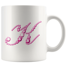 Load image into Gallery viewer, Initial K | Monogram Coffee Mug | Custom Letter Mug | Bling Style | Initial Letter Cup
