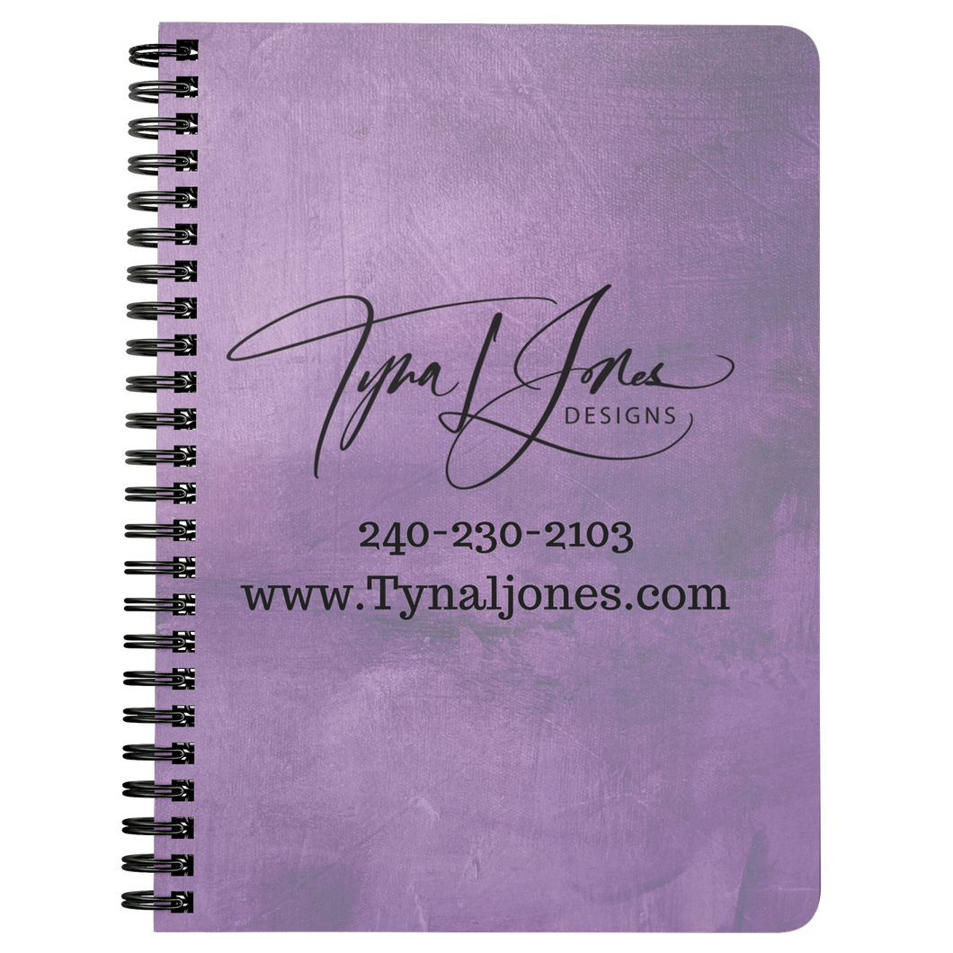 Tyna L. Jones Spiral Journal - Custom Design