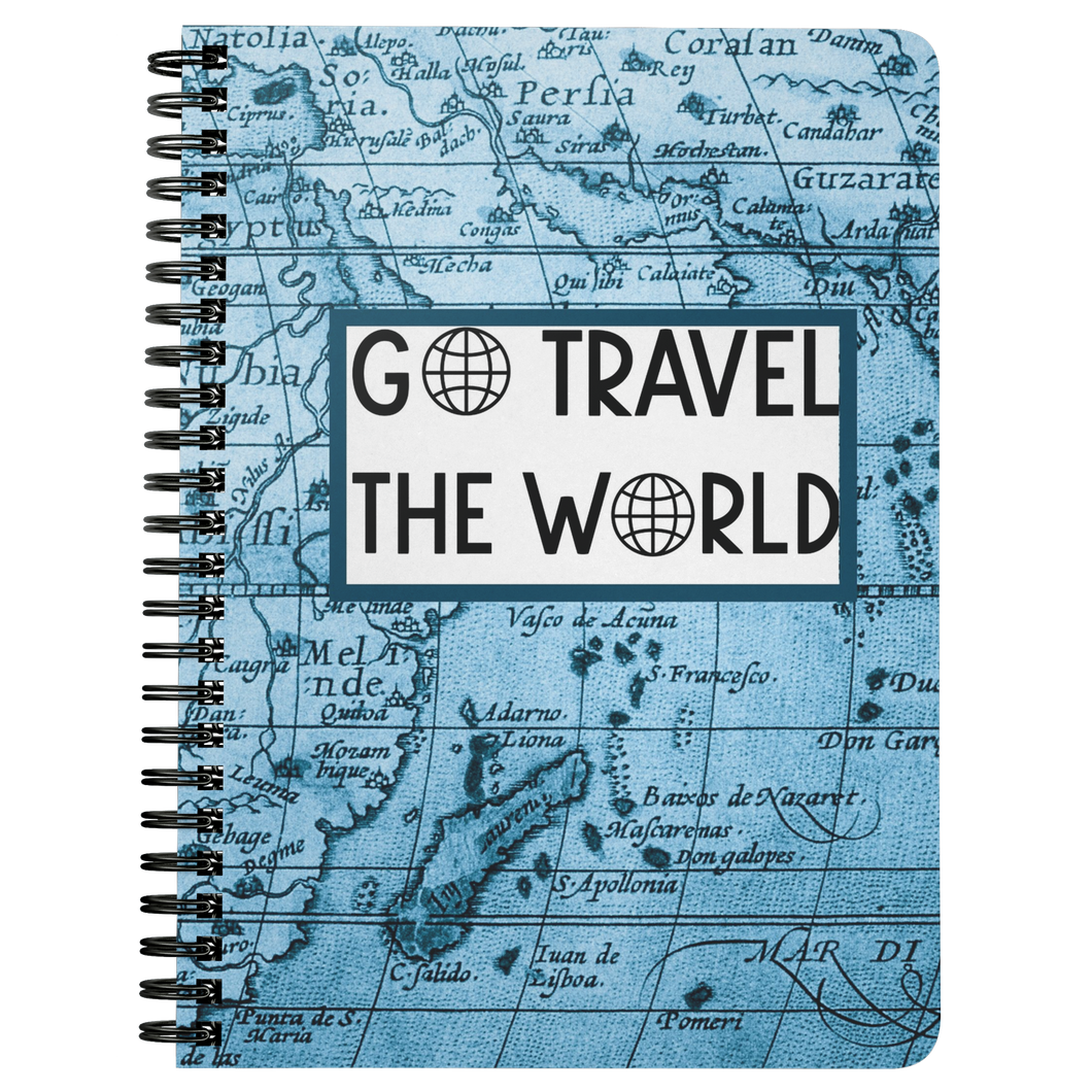 Go Travel The World | Travel Notebook | International Travel | Travel Journal