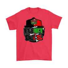 Load image into Gallery viewer, FLEET DJ&#39;S | Red Black &amp; Green | DJ T-Shirt
