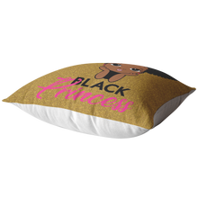 Load image into Gallery viewer, Black Princess (Gold/Pink Pillow)
