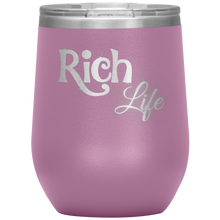 Load image into Gallery viewer, Rich Life Wine Tumbler | Drinks for Her

