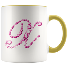 Load image into Gallery viewer, Initial X | Monogram Coffee Mug | Custom Letter Mug | Bling Style | Initial Letter Cup
