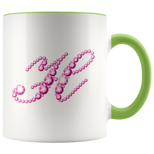 Load image into Gallery viewer, Initial H | Monogram Coffee Mug | Custom Letter Mug | Bling Style | Initial Letter Cup
