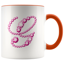 Load image into Gallery viewer, Initial G | Monogram Coffee Mug | Custom Letter Mug | Bling Style | Initial Letter Cup
