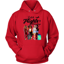 Load image into Gallery viewer, Catch Flights Not Feelings  No. 6| Travel Hoodie | Travel the World | Gifts for Her
