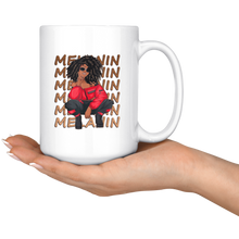 Load image into Gallery viewer, Melanin (red) Mug for Hot or Cold Beverages
