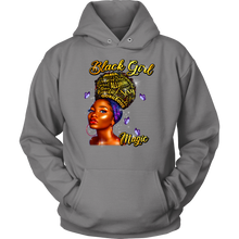 Load image into Gallery viewer, Black Girl Magic (Gold Hoodie)
