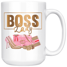 Load image into Gallery viewer, Boss Lady Luxury Mug | Gold Motivation | Beverages | Drinkware | Coffee Mug

